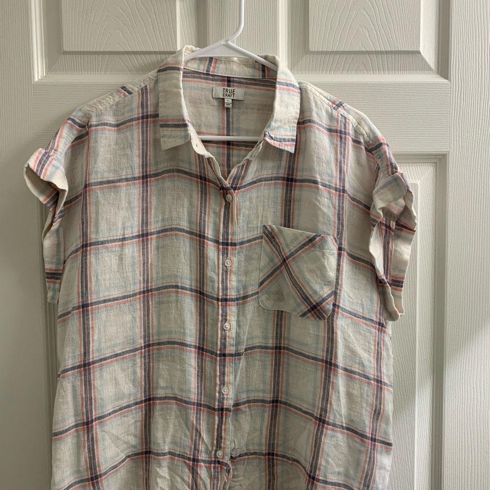 True craft flannel top